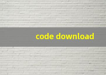 code download